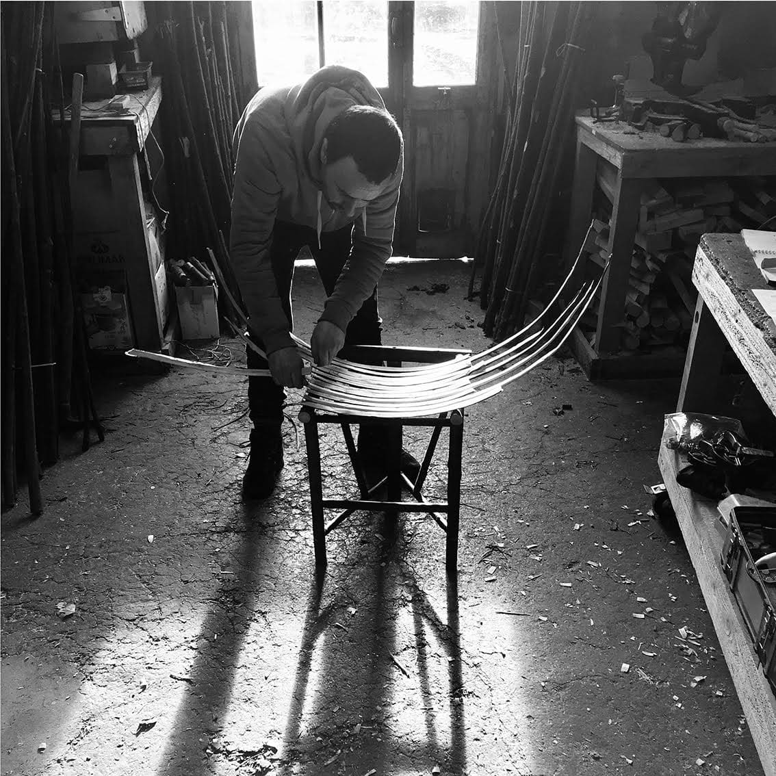 Huub UBBENS-Tabouret-Epinette-Atelier